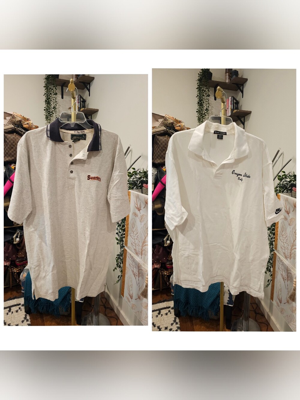 Vintage Men's OSU Golf Polo Shirt Set